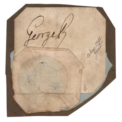 Lot #199 King George II Signature