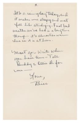 Lot #47 Bill Clinton Early Autograph Letter Signed to Grandmother - Image 3