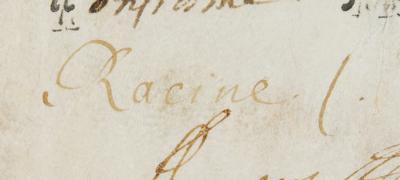 Lot #393 Jean Racine Rare Document Signed - Image 2