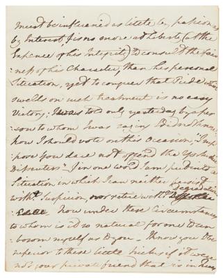 Lot #123 William Wilberforce Autograph Letter Signed on Politics and Abolition: "Plunged up to the chin in slave papers" - Image 8