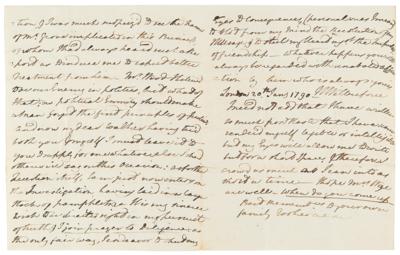 Lot #123 William Wilberforce Autograph Letter Signed on Politics and Abolition: "Plunged up to the chin in slave papers" - Image 9