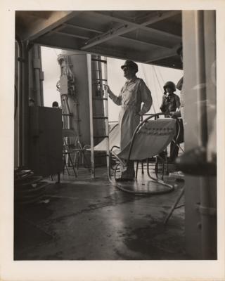 Lot #246 Douglas MacArthur Signed Photograph on USS Cleveland in Borneo (1945) - Image 4