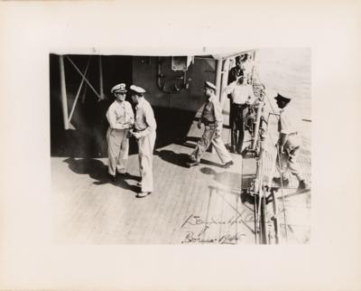 Lot #246 Douglas MacArthur Signed Photograph on USS Cleveland in Borneo (1945) - Image 5