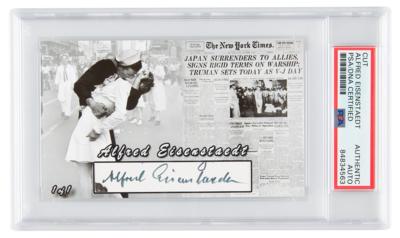 Lot #330 Alfred Eisenstaedt Signature - Image 1