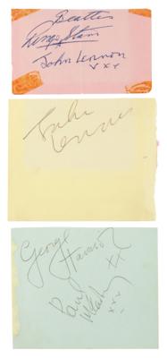 Lot #523 Beatles Signatures (Early 1960s)