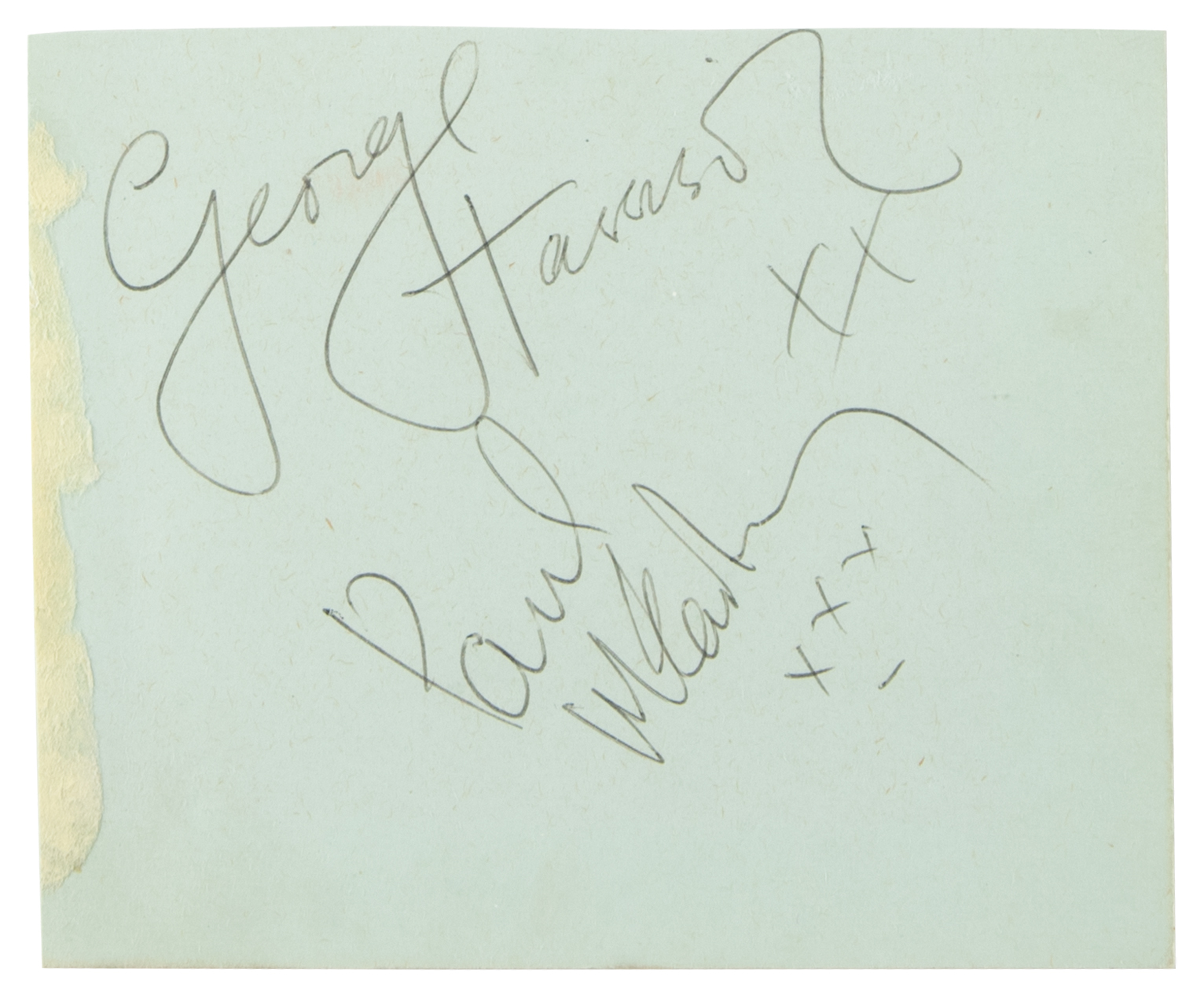 Lot #523 Beatles Signatures (Early 1960s) - Image 4