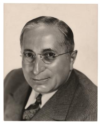 Lot #822 Louis B. Mayer Signed Oversized Photograph - Image 1