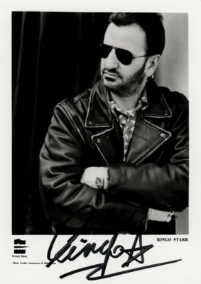 Lot #601 Beatles: Ringo Starr Signed Photograph
