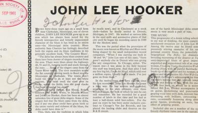 Lot #582 John Lee Hooker Twice-Signed Album - Image 2