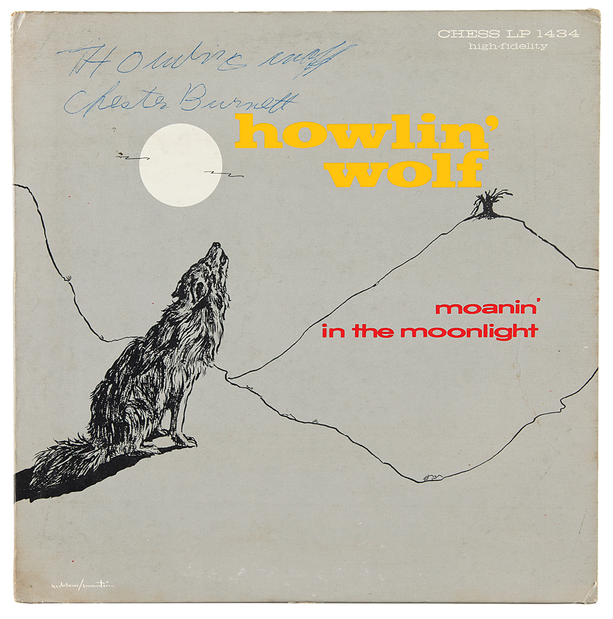 Howlin' Wolf Signed Album - Moanin' In the Moonlight | RR