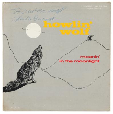 Lot #517 Howlin' Wolf Signed Album - Moanin’ In the Moonlight - Image 1