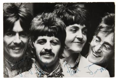 Lot #527 Beatles: John Lennon Signed 1967 Fan Club Photo Card - Obtained at Lennon’s Kenwood Home - Image 2
