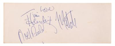Lot #536 Jimi Hendrix Experience Signatures (Newcastle, 1967) - Image 1