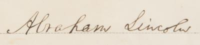 Lot #21 Abraham Lincoln Document Signed as President for Internal Revenue Assessor - Image 4