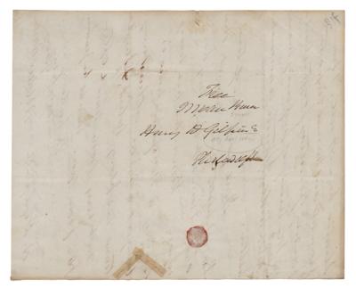 Lot #113 Martin Van Buren Autograph Letter Signed with Free Frank - Image 3