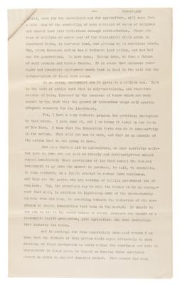 Lot #40 Franklin D. Roosevelt Signed Presidential Nomination Acceptance Speech (1932): "A new deal for the American people" - Image 9