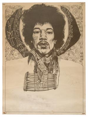 Lot #535 Jimi Hendrix Signed 1970 Milwaukee Concert Poster from The Cry of Love Tour - Image 3