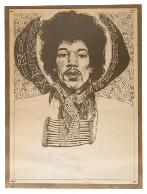 Lot #535 Jimi Hendrix Signed 1970 Milwaukee Concert Poster from The Cry of Love Tour - Image 5