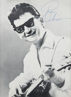 Lot #628 Roy Orbison Signed Photograph - Image 1