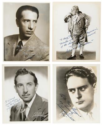 Lot #587 Male Opera Singers (11) Signed Photographs - Image 1