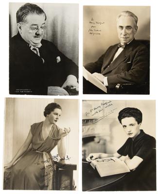 Lot #564 Authors and Social Commentators (6) Signed Photographs - Image 1