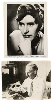 Lot #564 Authors and Social Commentators (6) Signed Photographs - Image 2