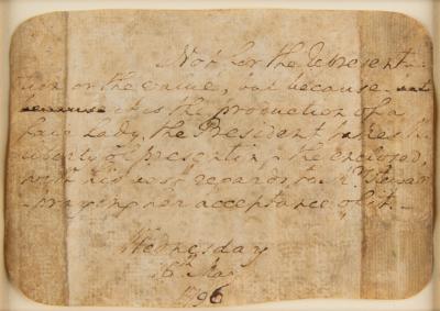 Lot #1 George Washington Autograph Letter Signed as President - Image 3
