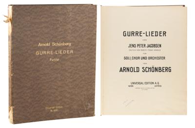 Lot #512 Arnold Schonberg Signed Oversized Score Book - Image 2