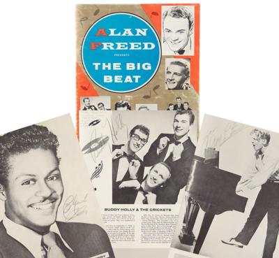 Lot #538 Buddy Holly, Jerry Lee Lewis, and Chuck