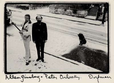 Lot #435 Allen Ginsberg (2) Signed Postcards - Image 3