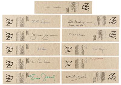 Lot #469 Poets Collection of (21) Signed Bookmarks - Image 2