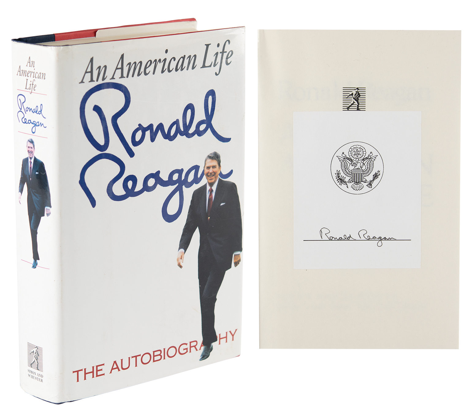 Lot #98 Ronald Reagan Signed Book - Image 1