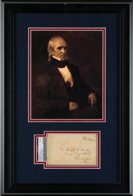 Lot #15 James K. Polk Signed Free Frank - PSA MINT 9 - Image 1