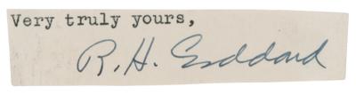 Lot #153 Robert H. Goddard Signature with Transmittal Letter from His Wife - Image 4