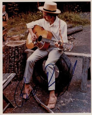 Lot #533 Bob Dylan Signed Photograph