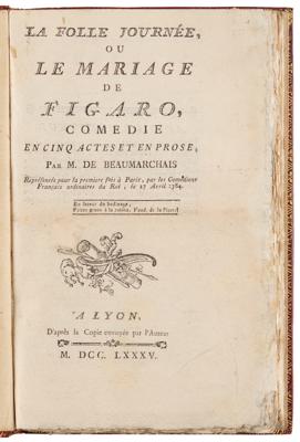 Lot #415 Pierre Beaumarchais: Le Mariage de Figaro - Image 2