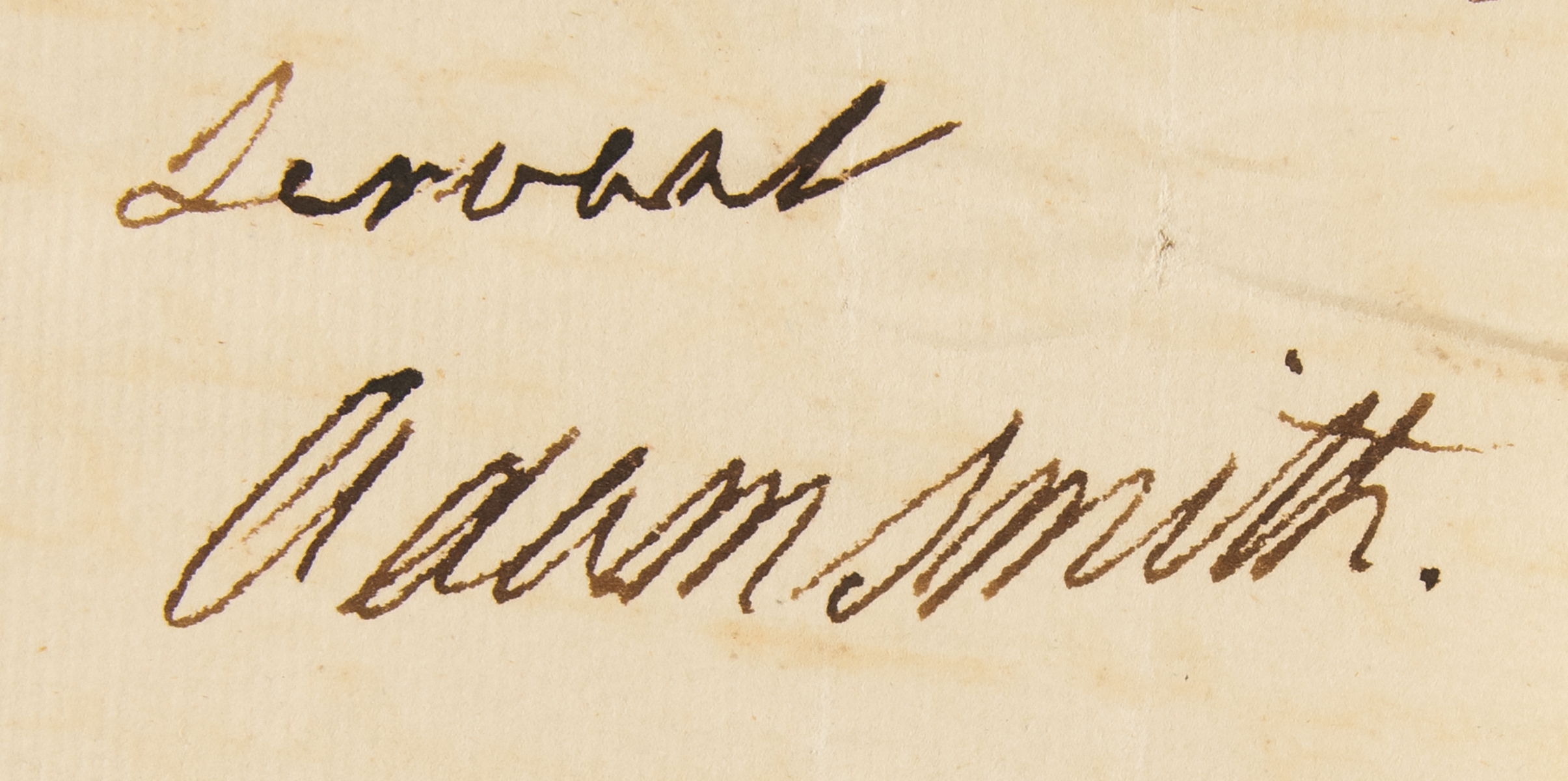 Lot #157 Adam Smith Autograph Letter Signed on a Student's Sickness - One Year After Publishing The Theory of Moral Sentiments - Image 5