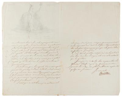 Lot #249 Napoleon Letter Signed Granting Forgiveness to a Double-Agent Spy in the French Republic: "He knows all the secrets" - Image 2