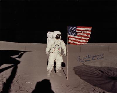 Lot #435 Edgar Mitchell Signed Photograph - Image 1