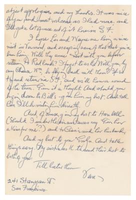 Lot #954 Edward Van Sloan Autograph Letter Signed - Image 3