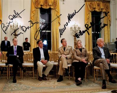 Lot #40 Joe Biden, Hillary Clinton, and National Security Team Signed Photograph