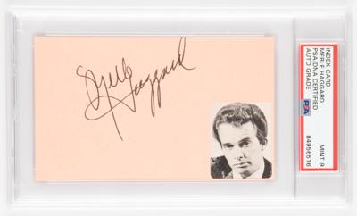 Lot #694 Merle Haggard Signature - PSA MINT 9 - Image 1