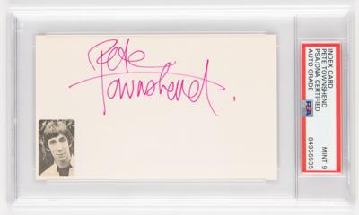 Lot #775 The Who: Pete Townshend - PSA MINT 9 - Image 1