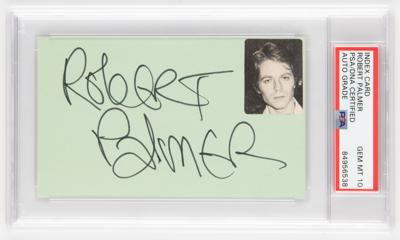 Lot #746 Robert Palmer Signature - PSA GEM MT 10