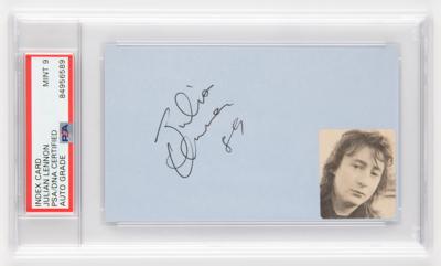 Lot #724 Julian Lennon Signature - PSA MINT 9 - Image 1