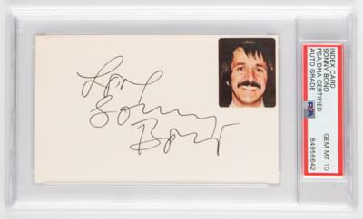 Lot #783 Sonny Bono Signature - PSA GEM MT 10
