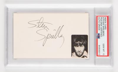 Lot #939 Steven Spielberg Signature - PSA GEM MT