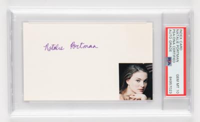 Lot #924 Natalie Portman Signature - PSA GEM MT 10