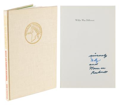Lot #490 Norman Rockwell Signed Book