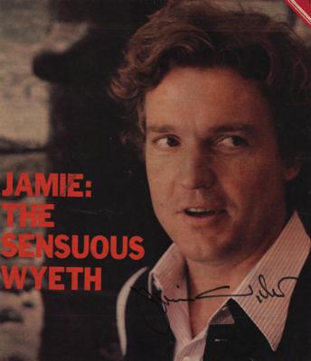 Lot #502 Jamie Wyeth Signed Magazine Page - Image 1